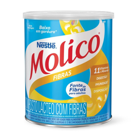 Leite em Pó Molico Fibras Lata 260g Leite em Pó Molico Fibras Lata 260g