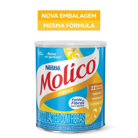 Leite em Pó Molico Fibras Lata 260g Leite em Pó Molico Fibras Lata 260g