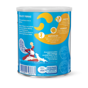 Leite em Pó Molico Fibras Lata 260g