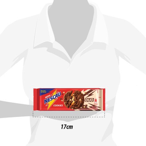 Biscoito Cookies Nestlé Nescau Gotas Duo 60g