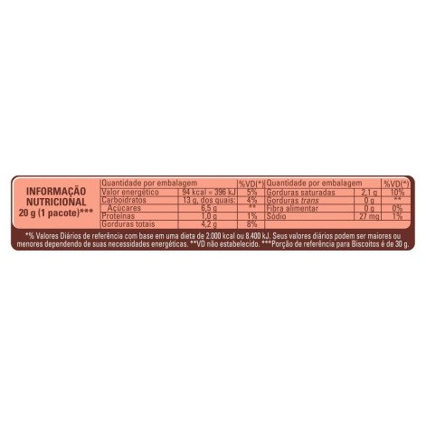 Biscoito Cookies Nestlé Nescau Gotas Duo 60g