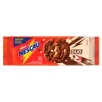 Biscoito Cookies Nestlé Nescau Gotas Duo 60g