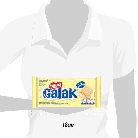 Chocolate Nestlé GALAK Branco 80g