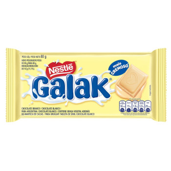 Chocolate Nestlé GALAK Branco 80g
