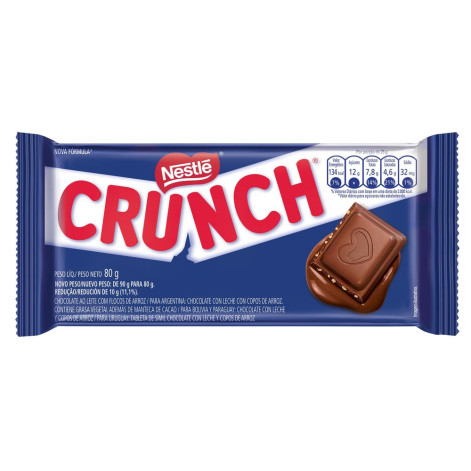 Chocolate Nestlé Crunch Ao Leite 80g