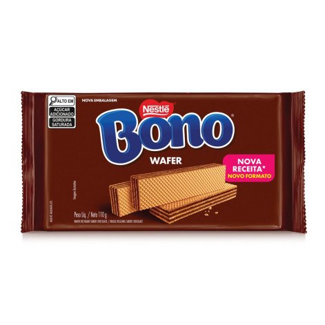 Biscoito Wafer Bono Chocolate 110g