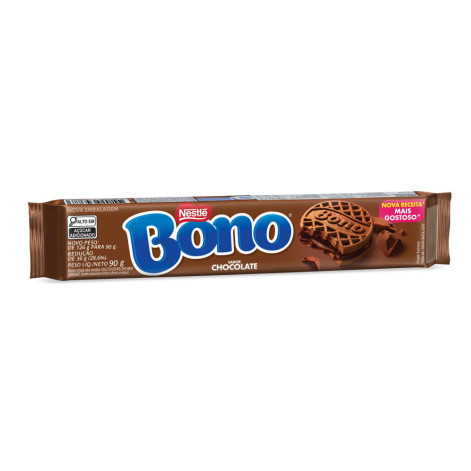 Biscoito Recheado Bono Nestlé Chocolate 90g