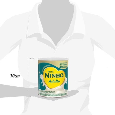 Leite em Pó Semidesnatado Ninho Adulto Lata 350g