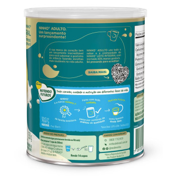 Leite em Pó Semidesnatado Ninho Adulto Lata 350g