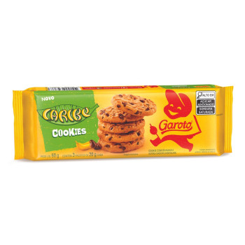 Cookies Nestlé Garoto Caribe Banana e Chocolate 60g Cookies Nestlé Garoto Caribe Banana e Chocolate 60g