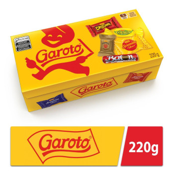Caixa de Bombom Garoto Sortido 220g