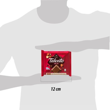 Chocolate Garoto Talento Leite Avelã 85g