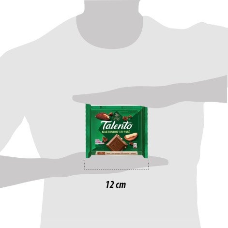 Chocolate GAROTO TALENTO ao Leite com Castanha do Pará 85g