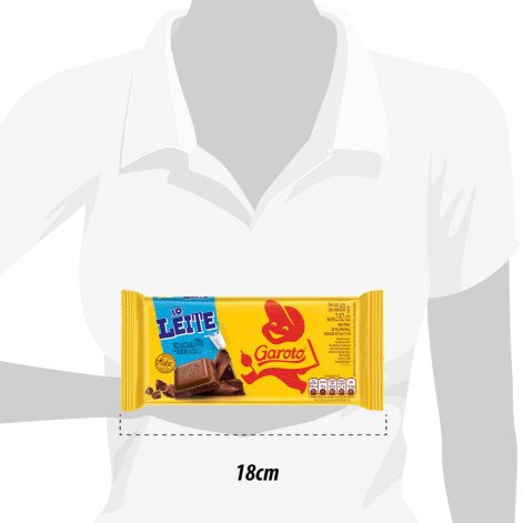 Chocolate em Barra Garoto ao Leite 80g