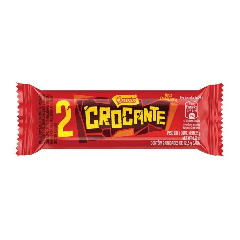 Chocolate ao Leite Garoto Crocante 25g