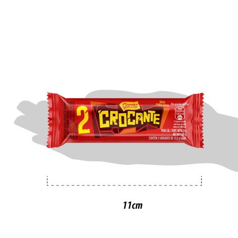 Chocolate ao Leite Garoto Crocante 25g