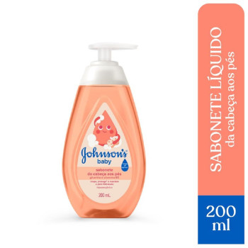 Sabonete Líquido Glicerina Johnson & Johnson Cabeça aos Pés 200ml