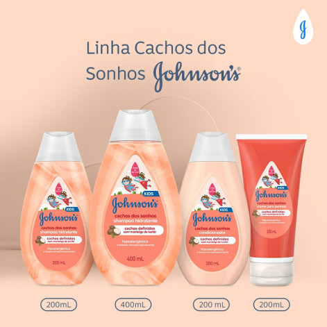 Shampoo Johnson&Johnson Baby Cabelos Cacheados Definidos 400ml Shampoo Johnson&Johnson Baby Cabelos Cacheados Definidos 400ml
