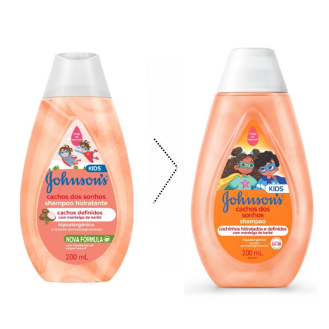 Shampoo Johnson&Johnson Baby Cabelos Cacheados Definidos 400ml Shampoo Johnson&Johnson Baby Cabelos Cacheados Definidos 400ml