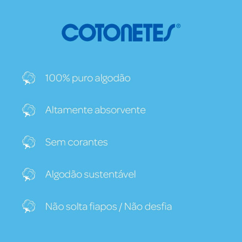 Hastes Flexíveis Johnson's Cotonetes 300 Unidades