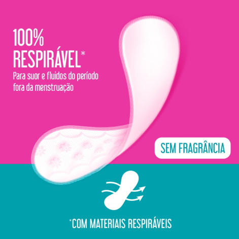Protetor Diário Carefree TodoDia Sem Perfume 15 Unidades Protetor Diário Carefree TodoDia Sem Perfume 15 Unidades