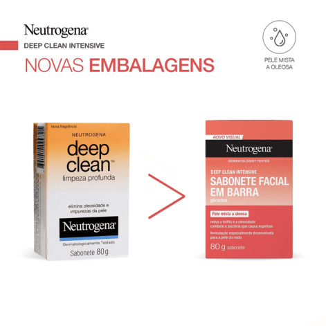 Sabonete Neutrogena Deep Clean 80g