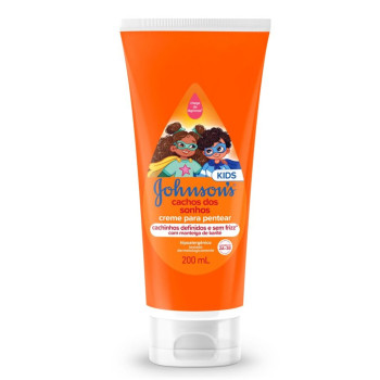 Creme para pentear Johnson's Cachos dos sonhos 200ml