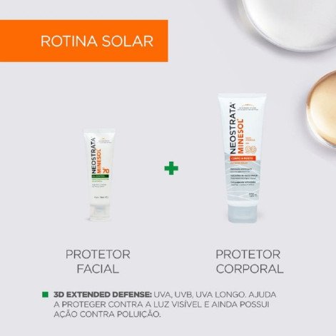 Protetor Solar Neostrata Minesol Corpo e Rosto FPS99 120ml