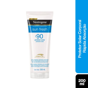 Protetor Solar Corporal Neutrogena Sun Fresh FPS90 200ml