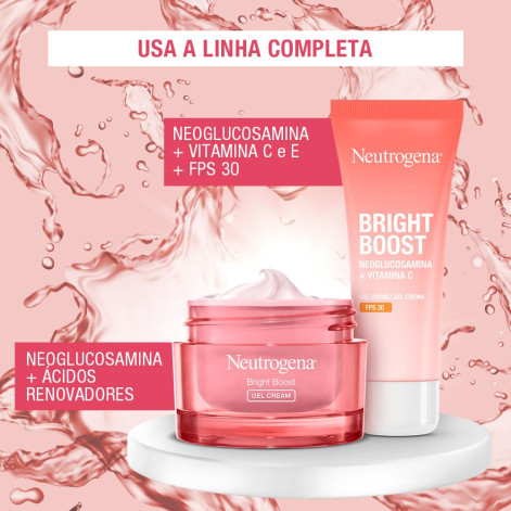 Gel Creme Facial Neutrogena Bright Boost Antissinais FPS 30 40g Gel Creme Facial Neutrogena Bright Boost Antissinais FPS 30 40g