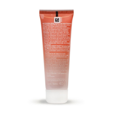 Gel Creme Facial Neutrogena Bright Boost Antissinais FPS 30 40g Gel Creme Facial Neutrogena Bright Boost Antissinais FPS 30 40g