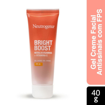 Gel Creme Facial Neutrogena Bright Boost Antissinais FPS 30 40g