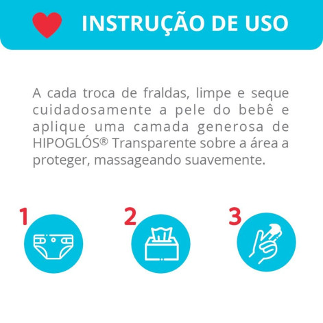 Creme Preventivo de Assaduras Hipoglós Transparente 30g
