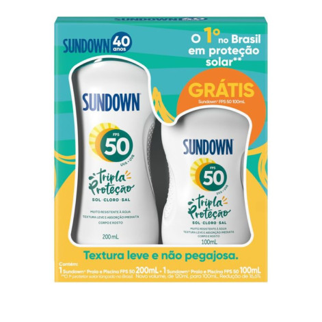 Prot Sundown Kit Fps50 C/200ML+Grt Sdw 120ML