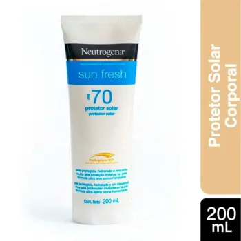 Kit Protetor Solar FPS 70 Neutrogena Sun Fresh 200ml + 40g Toque Seco Resistente à Água