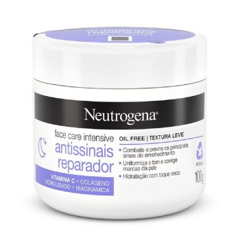 Creme Facial Neutrogena Face Care Intensive Antissinais Reparador 100g