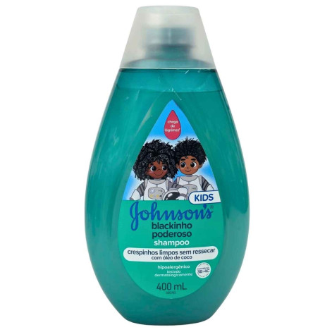 Shampoo Blackinho Poderoso Kids Johnson's 400ml Shampoo Blackinho Poderoso Kids Johnson's 400ml