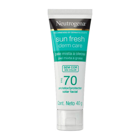 Kit Protetor Solar Facial Neutrogena Sun Fresh Derm Care FPS70 Sem Cor 40g + Gel de Limpeza Neutrogena Purified Skin 60g Kit Protetor Solar Facial Neutrogena Sun Fresh Derm Care FPS70 Sem Cor 40g + Gel de Limpeza Neutrogena Purified Skin 60g