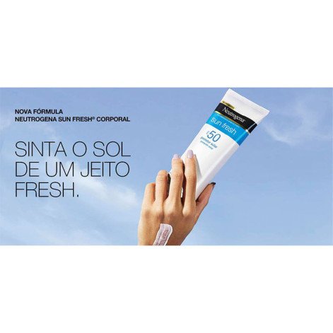 Kit Neutrogena Sun Fresh Helioplex XP Protetor Solar Corporal FPS50 200ml + Protetor Solar Corporal FPS50 120ml