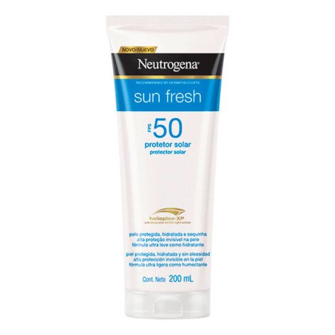 Kit Neutrogena Sun Fresh Helioplex XP Protetor Solar Corporal FPS50 200ml + Protetor Solar Corporal FPS50 120ml
