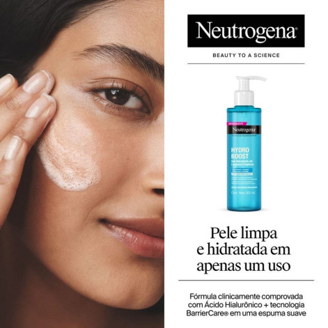 Gel Hidratante de Limpeza Neutrogena Hydro Boost 300ml