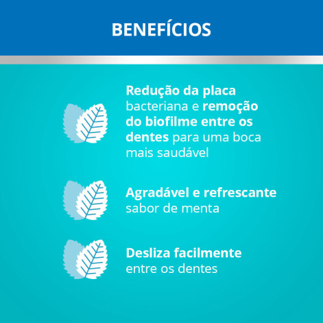 Fio Dental Reach Essencial Expansion Plus Sabor Menta 100 metros