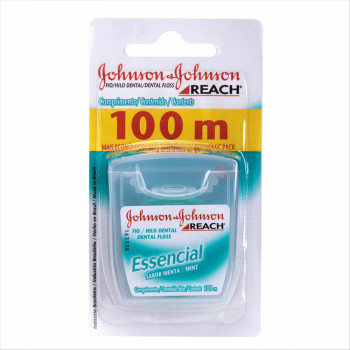 Fio Dental Reach Essencial Expansion Plus Sabor Menta 100 metros