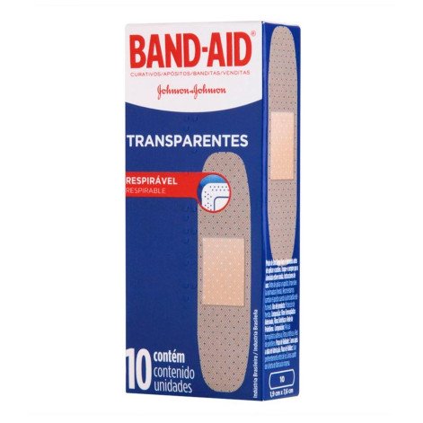 Curativos Band-Aid Regular 10 Unidades