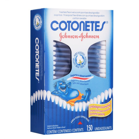 Hastes Flexíveis Cotonetes 150 Unidades