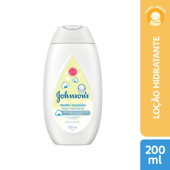Loção Hidratante Johnsons Baby Recém-Nascido 200ml