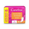 Protetor Diario Carefree Todo Dia Sem Perfume 40 Unidades