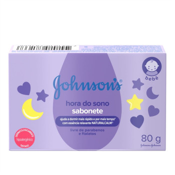 Sabonete em Barra Johnsons Baby Infantil Hora do Sono 80g
