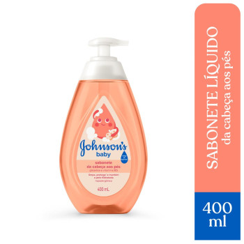 Sabonete Líquido Glicerina Da Cabeça Aos Pés Johnson's Baby 400ml