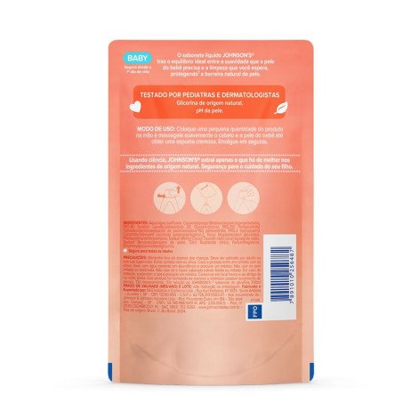 Sabonete Líquido Johnsons Baby Glicerina Refil 180ml Sabonete Líquido Johnsons Baby Glicerina Refil 180ml